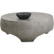 Tarsus 45.5 X 17.25 inch Pewter Outdoor Coffee Table